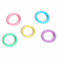 Set 5 Gomas de Pelo Relieve