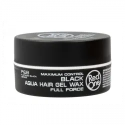 Black Aqua Hair Gel Wax Fijador Fuerte