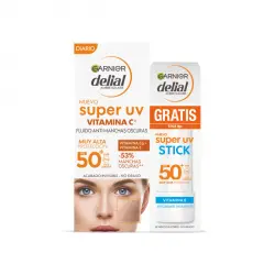 Delial Super UV Vitamina C FPS50+ Crema Facial + stick de regalo