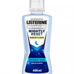 Listerine - Enjuague Bucal Nightly Reset Advance Sabor Suave