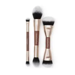 Maria Orbai - Set de tres brochas dobles - Brownie