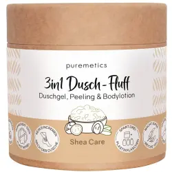 puremetics - Cuidado del karité Esponja de Ducha Intensiva 3en1 Exfoliantes corporales 300 g female