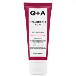 Q+A Skincare - Crema hidratante facial con ácido hialurónico