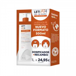AT4 Gel de Baño + Recambio 1000 ml