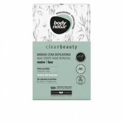 Body Natur Bandas Faciales Clean Beauty, 8 un