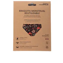 Braguita Menstrual absorción super #flores talla Xl