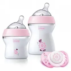 Chicco - Set Regalo Naturalfeeling Rosa Chupetes 1 pieces unisex