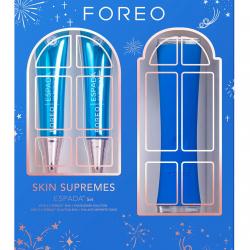 FOREO - Dispositivo De Luz LED Azul Antiacné ESPADA? + 2x Gel Concentrado ESPADA? BHA+PHA Blemish Solution Skin Supremes Holiday Set