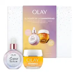 Mejor Dto!   El Poder de la Luminosidad Estuche 50 ml Vitamin C SPF 30 + Super Sérum