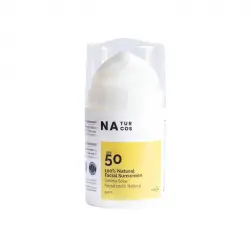 Naturcos - Crema solar facial 100% natural SPF50