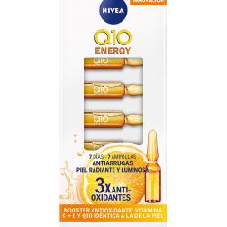 NIVEA - Ampollas Antiarrugas Q10 Energy Piel Radiante Y Luminosa