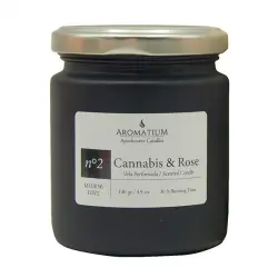 Apothecary Candle NÂº2 Cannabis & Rose