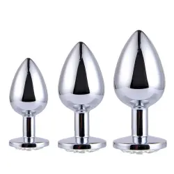Intima - Juego De Tapones Anales Brillantes Bolas chinas 3 pieces unisex