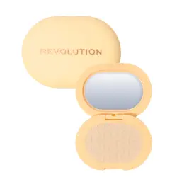 Makeup Revolution - Polvos compactos Powder Pops Instant Blur - Banana Light