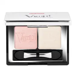PUPA Milano - Vamp! Compact Duo Sombra de ojos 2.2 g 01, Rose Perlage