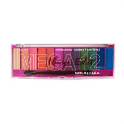 Technic Cosmetics - Paleta de sombras de ojos Mega 12 - Ibiza Edit