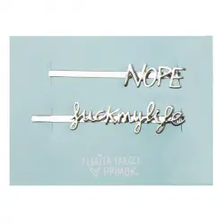 ¡25% DTO! Set 2 Horquillas Nope
