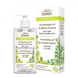 Green Pharmacy - Gel de higiene íntima normalizador Pharma Care - Corteza de roble y árbol de té