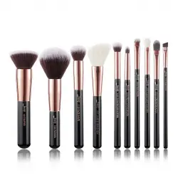 Jessup Beauty - Set de brochas 10 piezas - T156: Black/Rose Gold