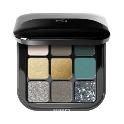 Paleta De Sombras New Glamour Multi Finish Eyeshadow Palette Kiko Milano 06 Green Vibes
