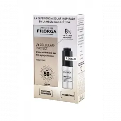 Set Crema Solar Antiedad Uv Cell Face 40ml + Ncef Serum 5ml