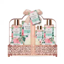 Set de Baño Rosas 780 ml  Shausa