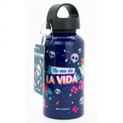 Botella de Aluminio "No me da la vida" 600 ml