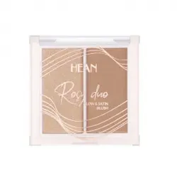 Hean - Colorete en polvo Duo Rosy - Glamour