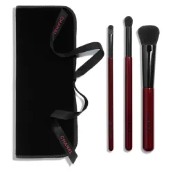LES PINCEAUX ROUGE NOIR ESTUCHE CON 3 BROCHAS PROFESIONALES