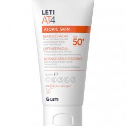 Leti - Crema Solar Rostro Defense Facial SPF50 50 Ml AT4