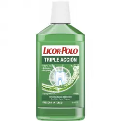 Licor Del Polo Enjuague Bucal Triple Acción, 500 ml