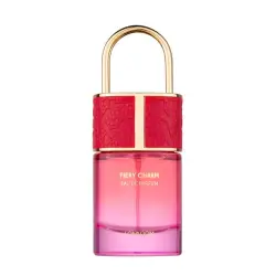 Lock Red Fiery Charm