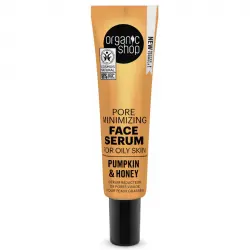 Organic Shop - Sérum facial minimizador de poros para piel grasa - Calabaza y Miel