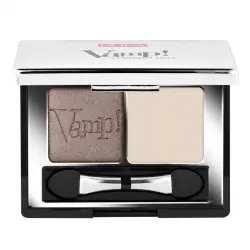PUPA Milano - Vamp! Compact Duo Sombra de ojos 2.2 g 006, Brown Vanilla