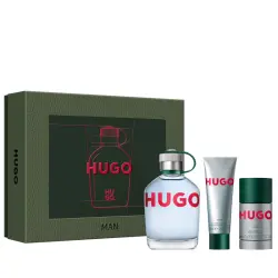 Set Hugo Man Eau de Toilette 125 ml + Desodorante En Barra + Gel De Ducha