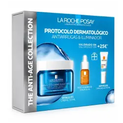Set Protocolo Antiarrugas & Iluminador Hyalu B5 Crema 50 ml + Pure Vitamin C12 Sérum 10 ml + Anthelios Uvair Spf50+ 15 ml