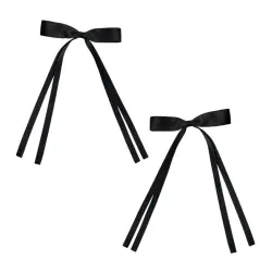 Soho - Pasadores Para El Pelo Con Lazo Isa Pinzas y horquillas 2 pieces Negro unisex