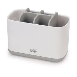 Easystore large toothbrush holder #grey/white 1 u