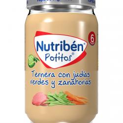 Nutribén® - Potito Ternera Con Verduras 235 G