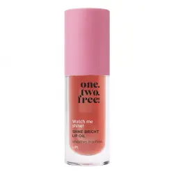 one.two.free! - Shine Bright Lip Oil Aceites labiales 5 ml Coral unisex