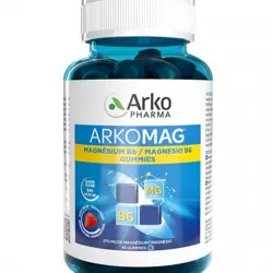 Arkopharma - 45 Gummies Arkomag Magnesio B6 Sabor Fresa Arkopharma.