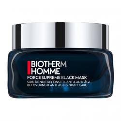 Biotherm Homme - Mascarilla Antiedad De Noche Force Supreme Black Mask 50 Ml