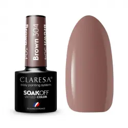 Claresa - Esmalte semipermanente Soak off - 304: Brown