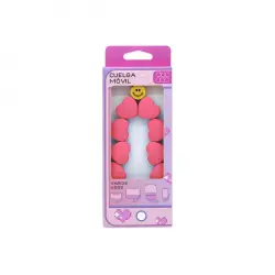 Cuelga Móvil Corazones Rosa