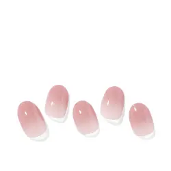 Gel Nail tiras de esmalte #Milk Rose
