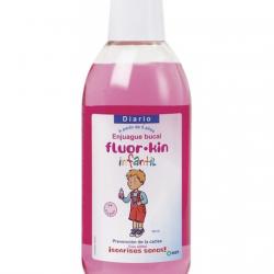 Kin - Enjuague Bucal Fresa Fluor Infantil