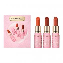 M.A.C - Estuche De Regalo Mini Labiales Best Sellers Bubbles & Bows MAC