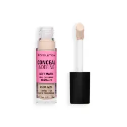 Makeup Revolution - Corrector líquido Conceal & Define Soft Matte - C0.5C