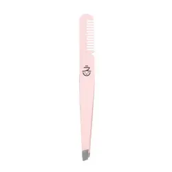 Miin Cosmetics - Pinza de depilar con peine para cejas