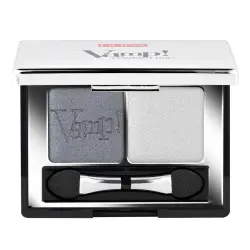 PUPA Milano - Vamp! Compact Duo Sombra de ojos 2.2 g 09, Silver Stone